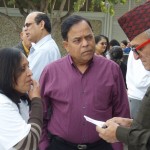 Famous Indian Psychiatrist and Bollywood Actor at MySahana Boot at Calaa 04/07/2012