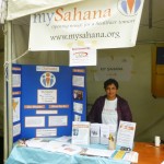 Sevathon Booth attended by mySahana Volunteer